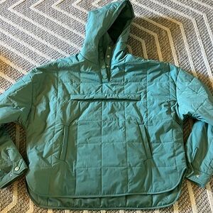 Women's Teal Hooded Jacket